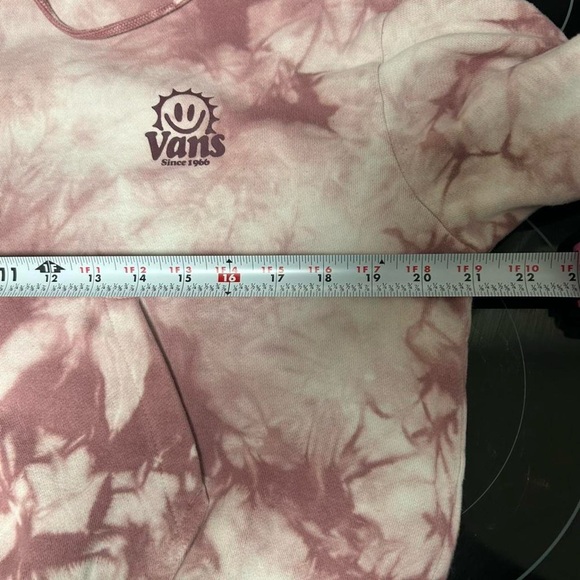 Vans Women’s Pink Tie-Dye Hoodie | Cozy Streetwear - Picture 5 of 5